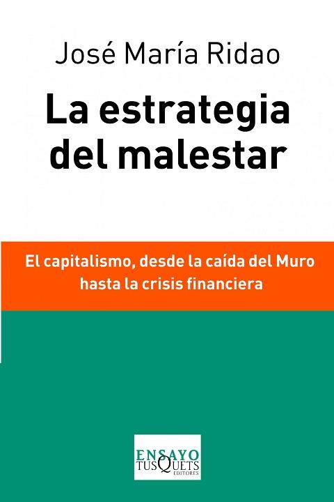 ESTRATEGIA DEL MALESTAR | 9788483838037 | RIDAO, JOSE MARIA