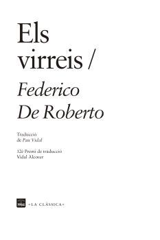 ELS VIRREIS | 9788416987832 | DE ROBERTO, FEDERICO