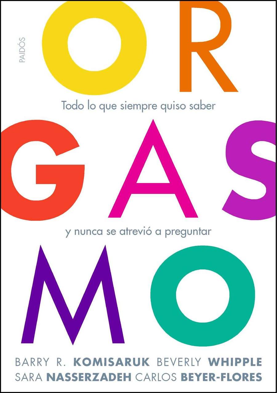 ORGASMO | 9788449325694 | BARRY KOMISARUK