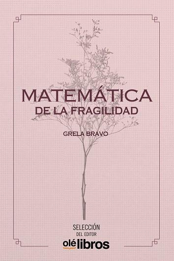 MATEMÁTICA DE LA FRAGILIDAD | 9788418208775 | BRAVO GARCÍA, GRELA
