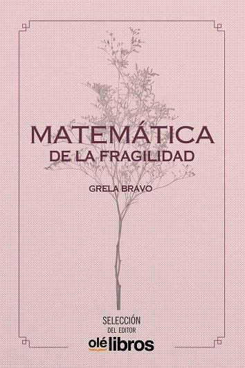 MATEMÁTICA DE LA FRAGILIDAD | 9788418208775 | BRAVO GARCÍA, GRELA