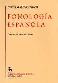 FONOLOGIA ESPA¥OLA | 9788424911010 | Alarcos Llorach, Emilio