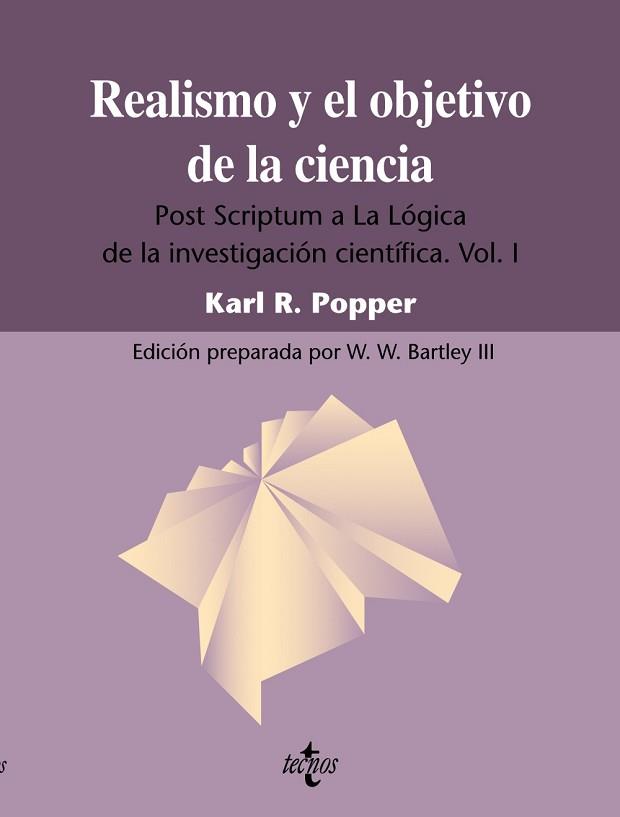 REALISMO Y EL OBJETIVO DE LA CIENCIA | 9788430950737 | POPPER, KARL R.