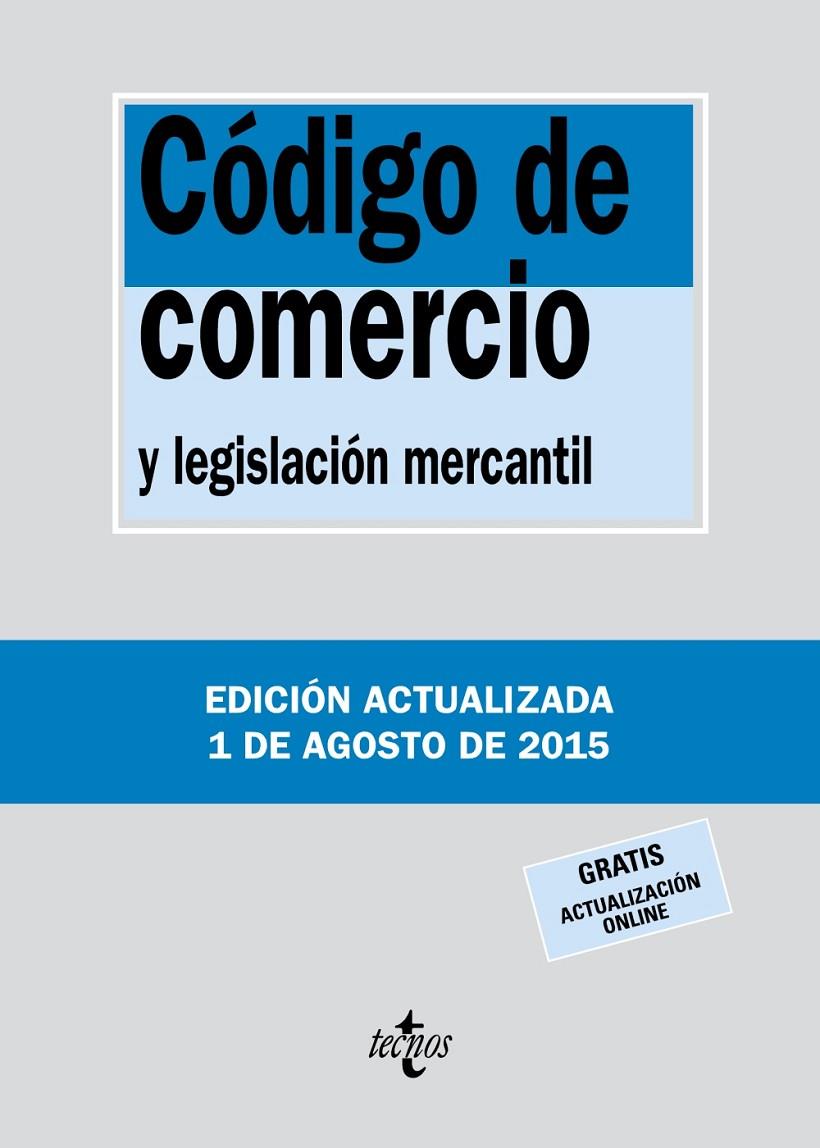 CÓDIGO DE COMERCIO | 9788430966103 | EDITORIAL TECNOS