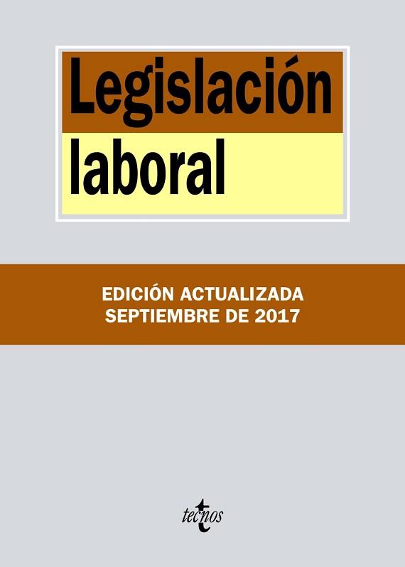 LEGISLACIÓN LABORAL | 9788430972562 | EDITORIAL TECNOS