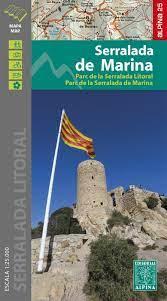 SERRALADA DE MARINA 1:25.000 PARC SERRALADA LITORAL -ALPINA | 9788480909099