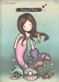 PINTA Y PEGA GORJUSS - SIRENA | 9788427871243 | AA.VV