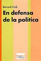 EN DEFENSA DE LA POLITICA  K-1 | 9788483107362 | CRICK, BERNARD
