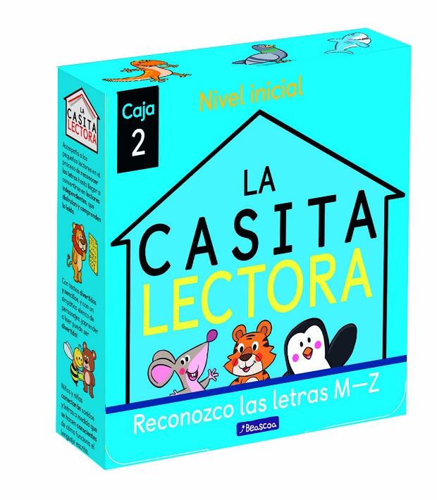LA CASITA LECTORA. CAJA 2 - RECONOZCO LAS LETRAS M-Z (NIVEL INICIAL) | 9788448859541 | VVAA