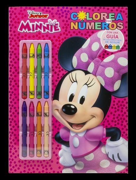 MINNIE. COLOREA POR NÚMEROS CON CERAS | 9788410029552 | DISNEY