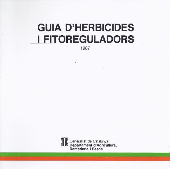 GUIA D`HERBICIDES I FITOREGULADORS | 9788439308287 | SERVEI DE PROTECCIó DELS VEGETALS