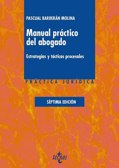 MANUAL PRÁCTICO DEL ABOGADO | 9788430969081 | BARBERÁN MOLINA, PASCUAL