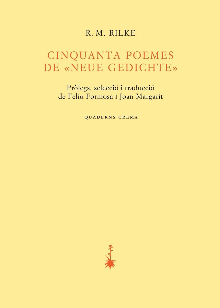 CINQUANTA POEMES DE NEUE GEDICHTE P-60 | 9788477275046 | RILKE, R.M.