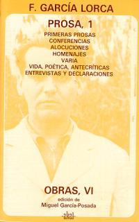 PROSA, 1 | 9788446001096 | GARCIA LORCA, FEDERICO