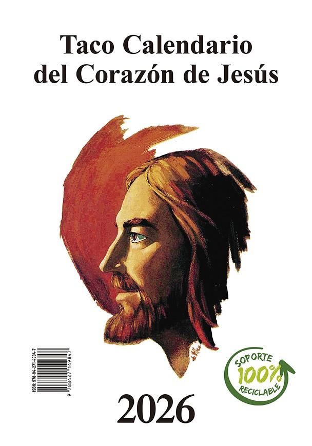 TACO 2026 CALENDARIO DEL CORAZON DE JESUS GRANDE | 9788427149809 | VV. AA.