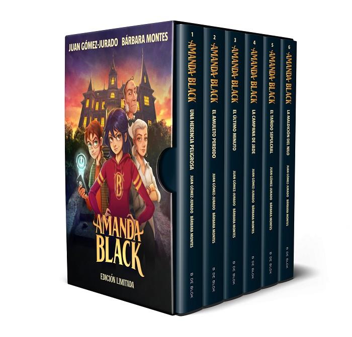 AMANDA BLACK 1-6 - PACK AMANDA BLACK - LIBROS DEL 1 AL 6 (EDICIÓN LIMITADA) | 9788419048967 | GÓMEZ-JURADO, JUAN / MONTES, BÁRBARA