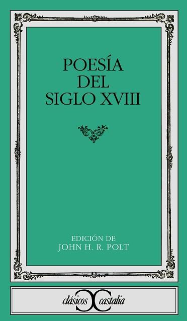 POESIA DEL SIGLO XVIII | 9788470392160 | ANONIMAS Y COLECTIVAS