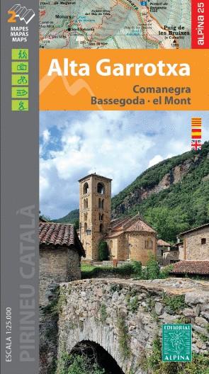 ALTA GARROTXA (2 MAPES 1:25.000 + CARPETA DESPLEGABLE) | 9788480908948 | VV.AA.