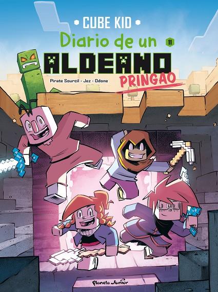 MINECRAFT. DIARIO DE UN ALDEANO PRINGAO. CÓMIC 11 | 9788408308997 | CUBE KID