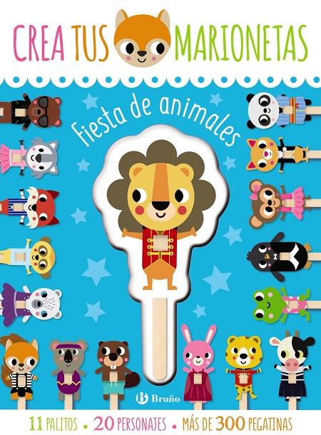 CREA TUS MARIONETAS. FIESTA DE ANIMALES | 9788469665701 | AA VV