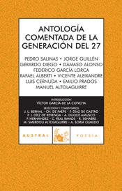 ANTOLOGÍA  GENERACIÓN DEL 27 | 9788467026030