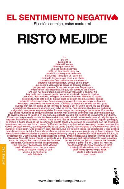 SENTIMIENTO NEGATIVO | 9788467036350 | MEJIDE, RISTO