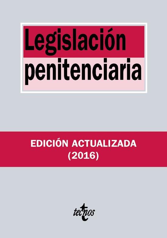 LEGISLACIÓN PENITENCIARIA | 9788430970063 | EDITORIAL TECNOS