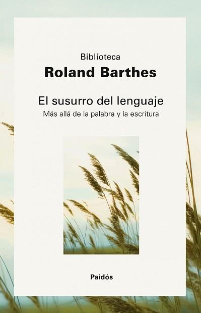 SUSURRO DEL LENGUAJE | 9788449322754 | BARTHES, ROLAND