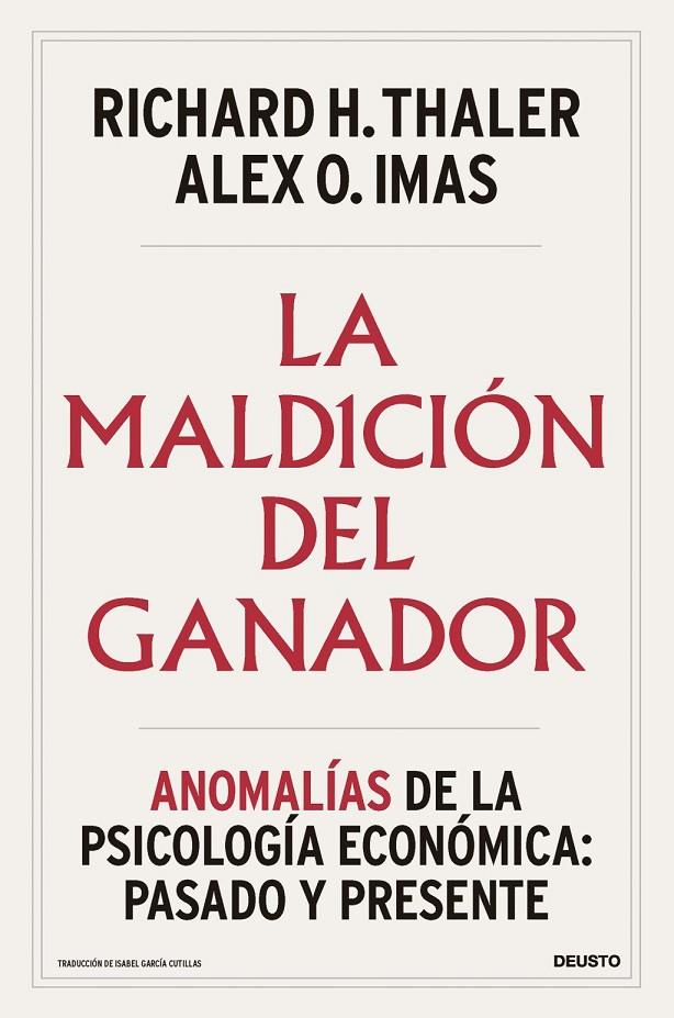 LA MALDICIÓN DEL GANADOR | 9788423439027 | THALER, RICHARD H. / IMAS, ALEX O.