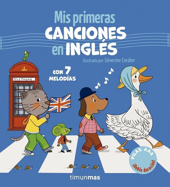 MIS PRIMERAS CANCIONES EN INGLÉS. CON 7 MELODÍAS | 9788408320500 | CORDIER, SEVERINE