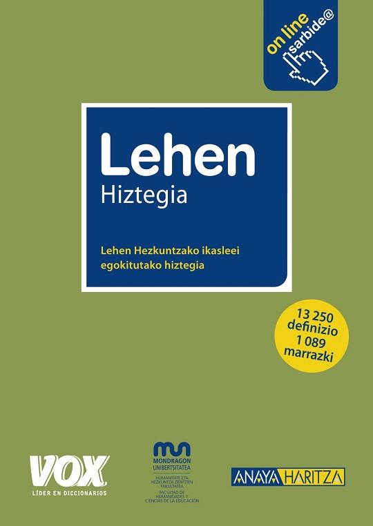 LEHEN HIZTEGIA | 9788499740027 | -