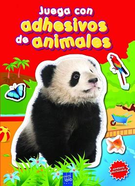 JUEGA CON ADHESIVOS DE ANIMALES 3 (ROJO) | 9788408090083 | YOYO