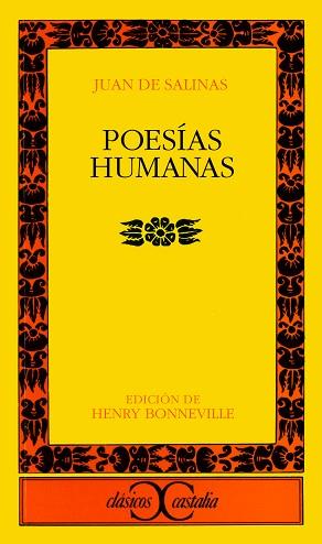 POESIAS HUMANAS | 9788470395079 | SALINAS, JUAN DE