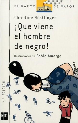 QUE VIENE EL HOMBRE DE NEGRO | 9788434861817 | NOSTLINGER, CHRISTINE