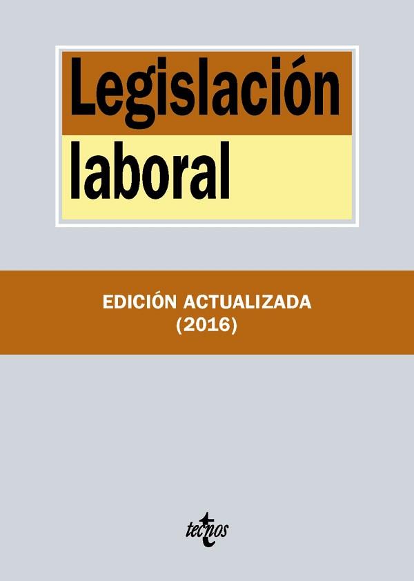LEGISLACIÓN LABORAL | 9788430969449 | EDITORIAL TECNOS