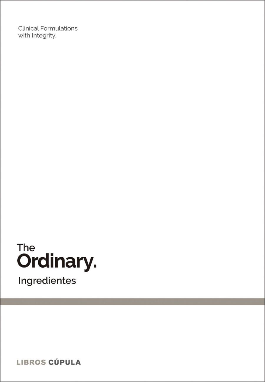 INGREDIENTES | 9788448047368 | THE ORDINARY, THE