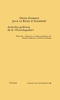 ARTICULOS POLITICOS DE LA "ENCICLOPEDIA" | 9788430912544 | DIDEROT, DENIS ; D'Alembert, Jean le Rond