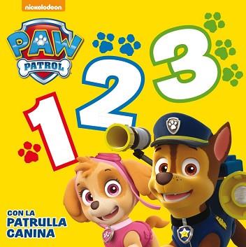 1, 2, 3 CON LA PATRULLA CANINA (PAW PATROL - PATRULLA CANINA. TODO CARTÓN) | 9788448844233 | NICKELODEON