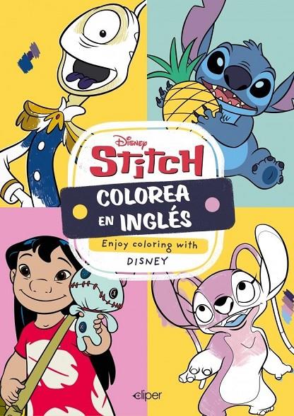 COLOREA EN INGLÉS CON LILO & STITCH (ENJOY COLORING WITH DISNEY) | 9788419487575 | , DISNEY