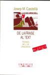 DE LA FRASE AL TEXT | 9788475963556 | CASTELLA LIDON, JOSEP MARIA