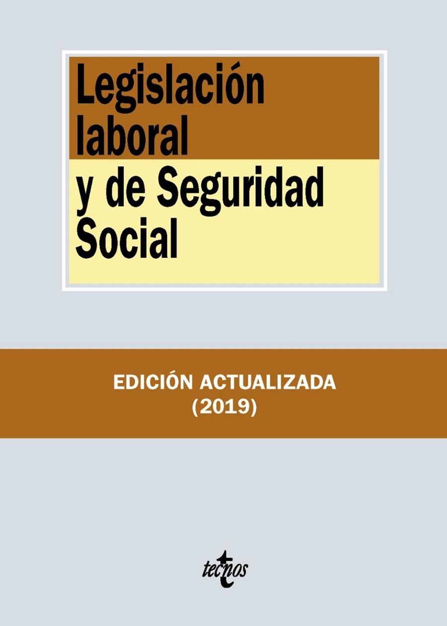 LEGISLACIÓN LABORAL Y DE SEGURIDAD SOCIAL | 9788430977109 | EDITORIAL TECNOS