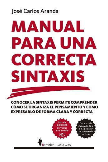 MANUAL PARA UNA CORRECTA SINTAXIS | 9788417418373