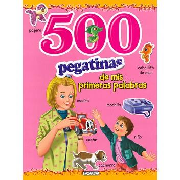500 PEGATINAS DE MIS PRIMERAS PALABRAS (ROSA) | 9788490379882