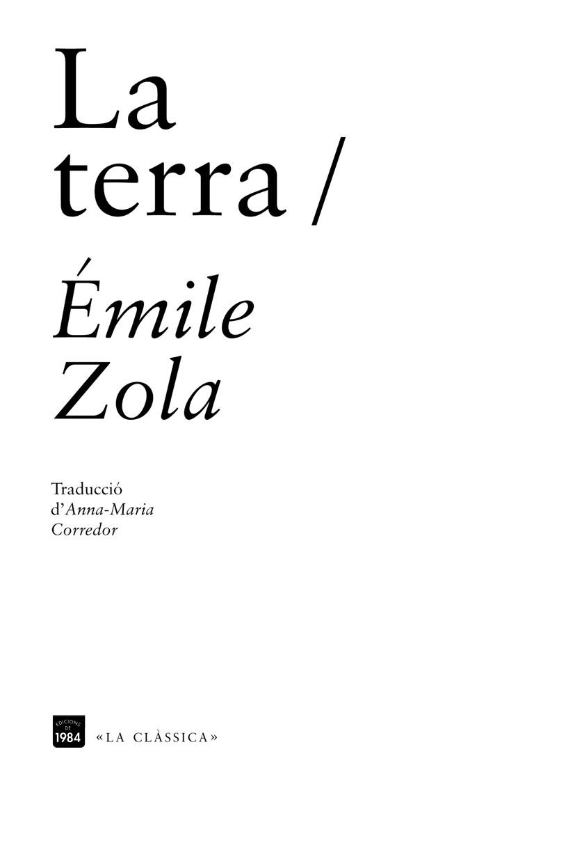 TERRA CL-1 | 9788492440764 | ZOLA, EMILE