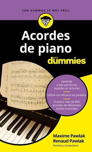 ACORDES DE PIANO PARA DUMMIES | 9788432904868 | PAWLAK, MAXIME/PAWLAK, RENAUD