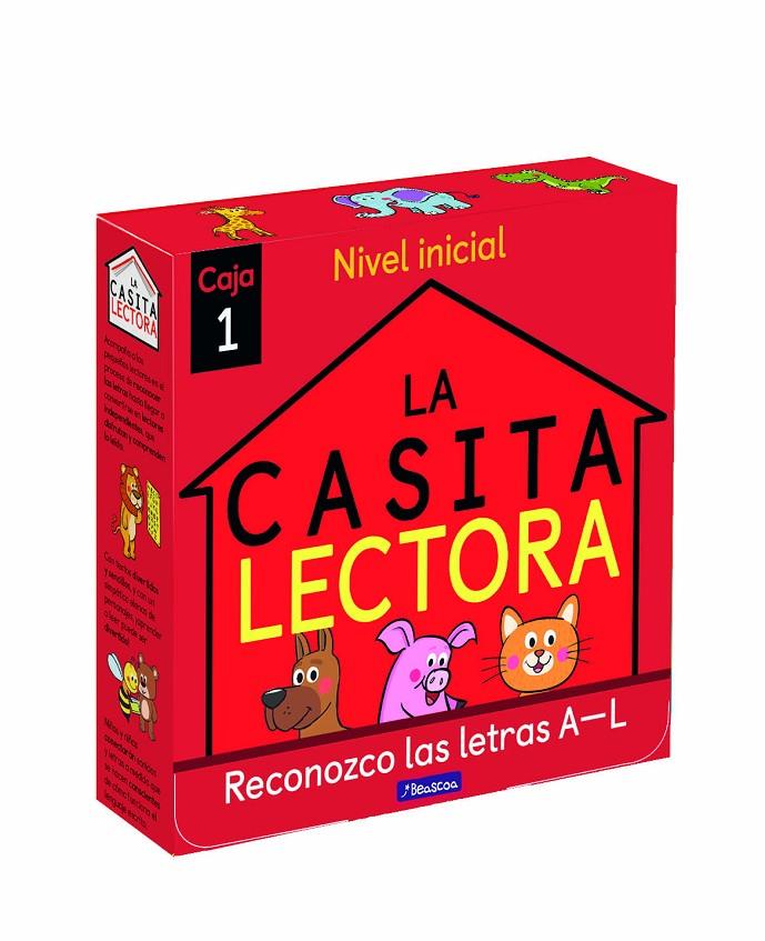 LA CASITA LECTORA. CAJA 1 - RECONOZCO LAS LETRAS A-L (NIVEL INICIAL) | 9788448859534 | VVAA