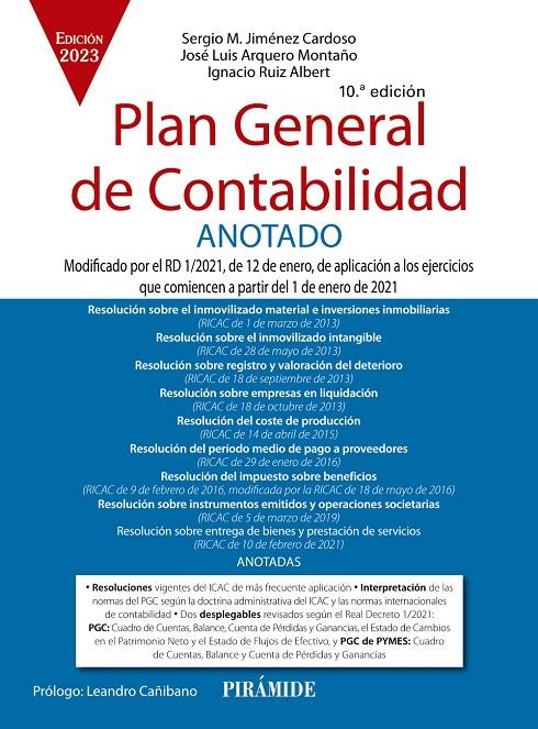 PLAN GENERAL DE CONTABILIDAD ANOTADO | 9788436848397 | JIMÉNEZ CARDOSO, SERGIO M. / ARQUERO MONTAÑO, JOSÉ LUIS / RUIZ ALBERT, IGNACIO