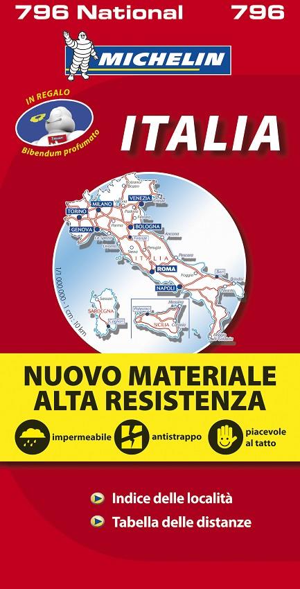 MAPA NATIONAL ITALIA "ALTA RESISTENCIA" | 9782067130951 | VARIOS AUTORES