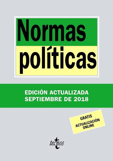 NORMAS POLÍTICAS | 9788430975075 | EDITORIAL TECNOS
