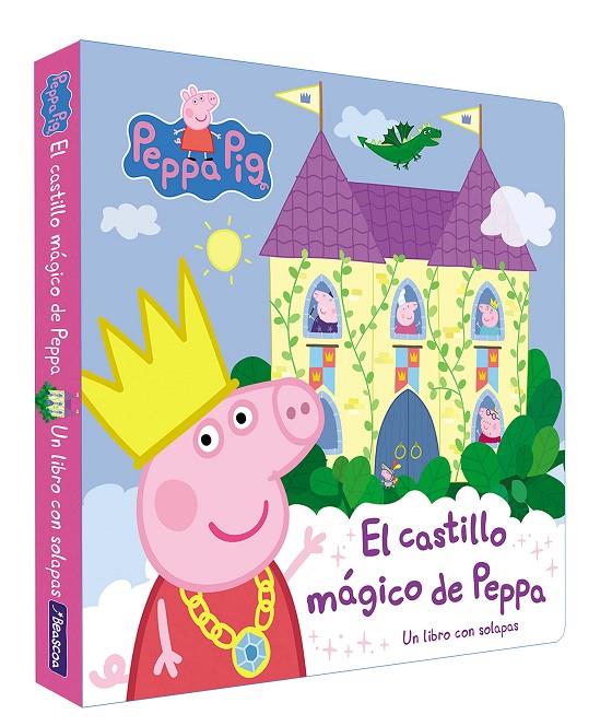 PEPPA PIG. LIBRO DE CARTÓN CON SOLAPAS - EL CASTILLO MÁGICO DE PEPPA | 9788448863128 | HASBRO / EONE